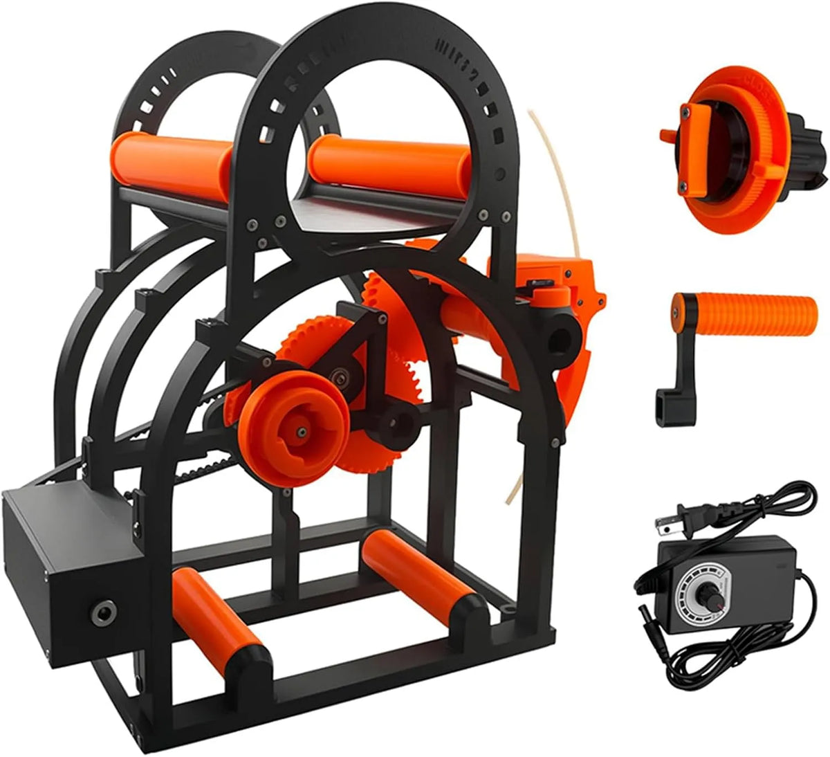 manovella, Avvolgitore elettrico 3D per bobine da 20 cm, senza grovigli, per stampa 3D e uso tessile, modulare rimovibile
