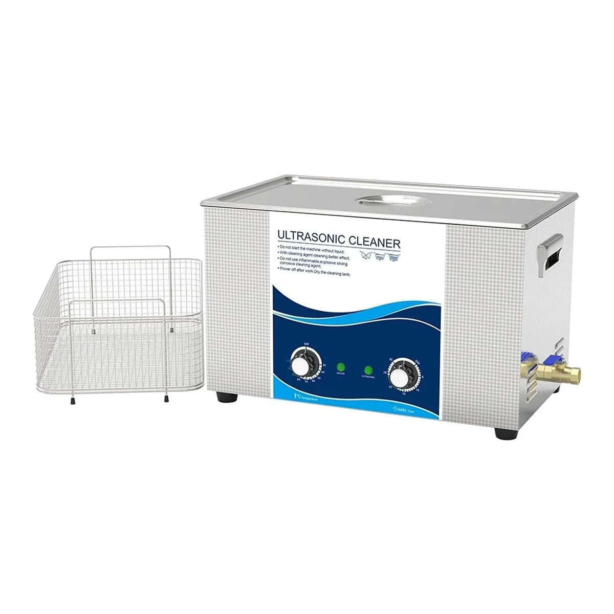 vasca per pulizia a ultrasuoni, Pulitore, motore, 30 L, 900 W, industriale, professionale, trasporto di insulina e farmaci