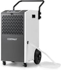 Deumidificatore, COSTWAY, portatile, ruote di trasporto, timer, bianco, Fabbrica e Grandi Spazi fino a 695 m³