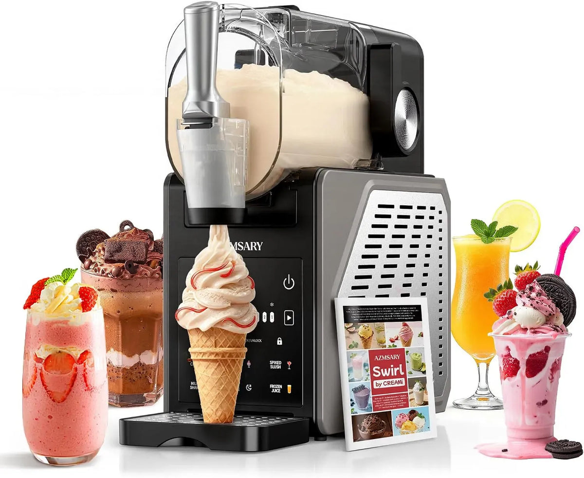 Macchina per granite, Macchina per gelato, 2,5 L, 6 programmi