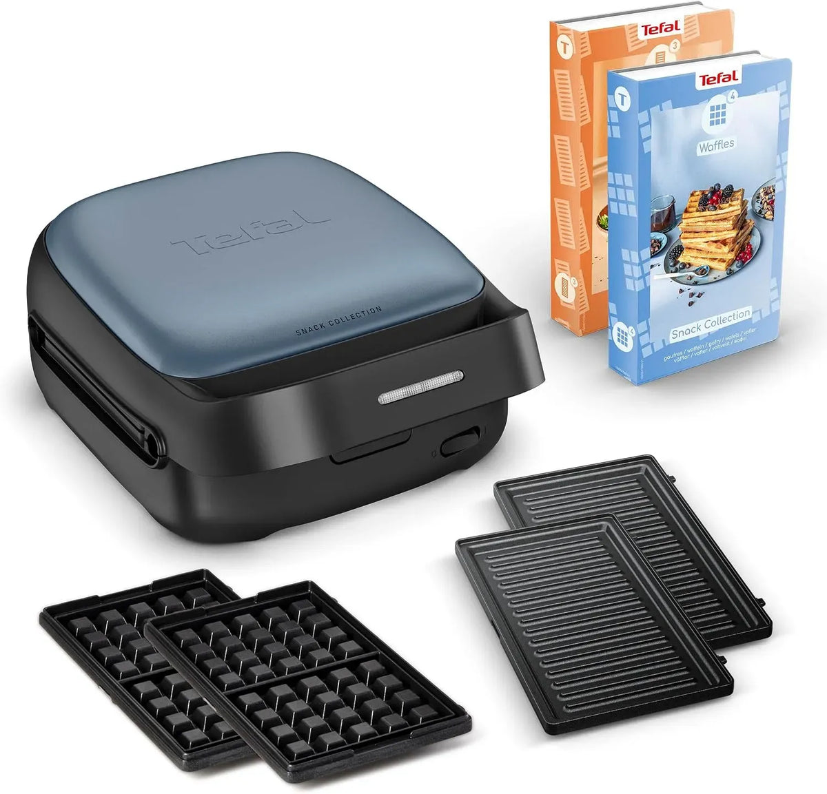 Tefal SW8674F0 20 set di piatti disponibili, Snack Collection, Cialda e croche-signore, Ricette dolci e salate
