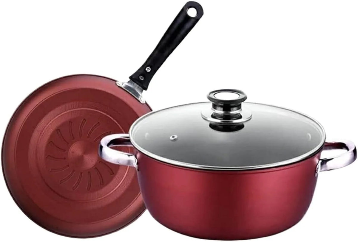 Pentola e padella, RUVOO, utensile da cucina, set di pentole e padelle