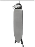50/60Hz Nero E Argento, Asse da stiro pieghevole per hotel con ferro a secco, 1330mm x 400mm, 1005mm x 400mm, Potenza:220-240V, Acciaio, sospeso